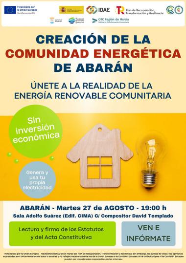 cartel comunidad energética